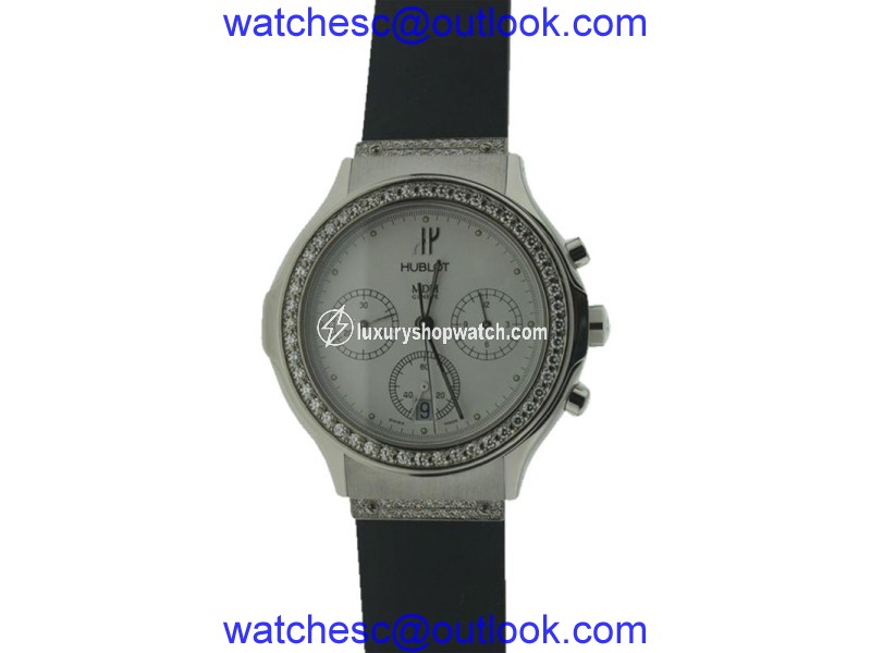 Hublot "Classic" Diamond Chrono 40mm Watch Hublot