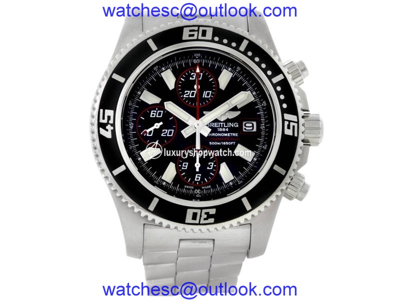 Breitling SuperOcean Chronograph A13341 Stainless Steel 44mm Watch Breitling