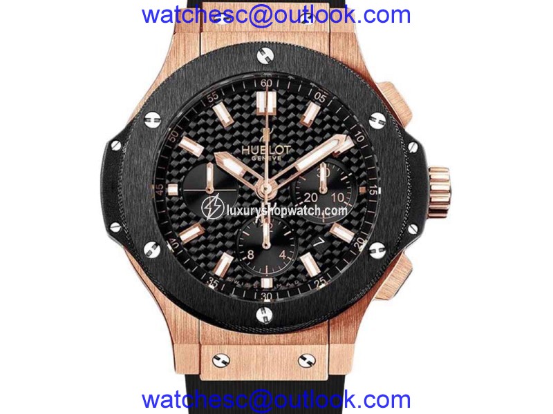 Hublot Big Bang Evolution 18K Rose Gold Ceramic Men's 44mm Watch Hublot