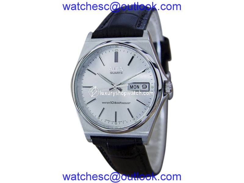 Seiko Alba Stainless Steel Quartz 35.5mm Mens Watch Year 1960 Seiko Alba