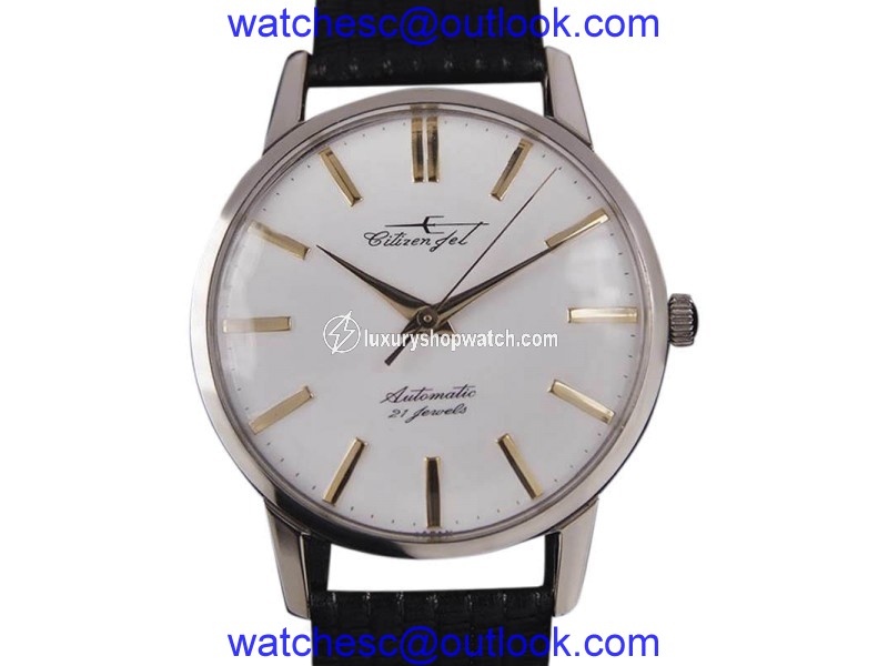 Citizen Jet DSI46 Stainless Steel Automatic Vintage 36mm Mens Watch Citizen