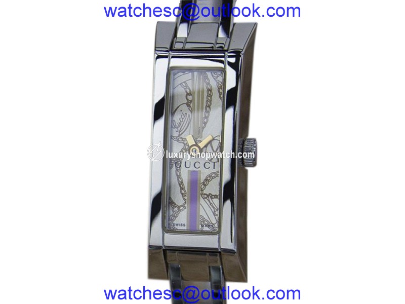 Gucci 110 Swiss Made Stainless Steel Quartz 36mm Womens Dress Watch c2000 Gucci