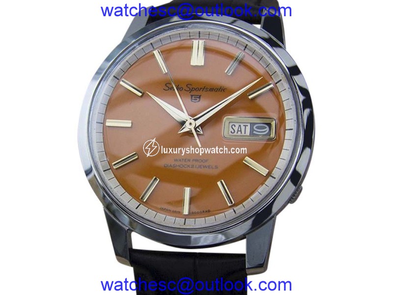 Seiko Sportsmatic Stainless Steel Vintage 37mm Mens Watch Seiko