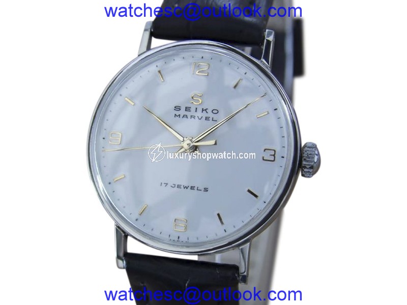 Seiko Marvel Stainless Steel Manual 30mm Mens Watch 1960s Seiko