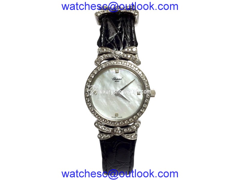 Chopard Mont D'or 18K White Gold Quartz 23.5mm Womens Watch Chopard