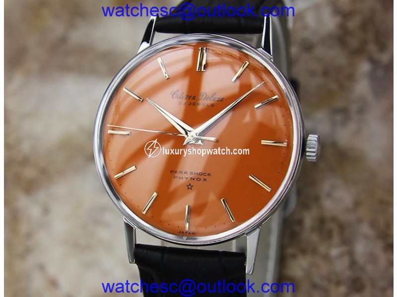 Citizen Deluxe CC21 Stainless Steel Manual Vintage 35mm Mens Watch Citizen