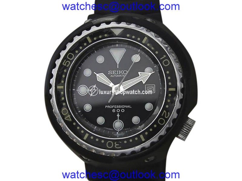 Seiko 6159 7010 Titanium & Rubber Automatic 51mm Mens Watch 1975 Seiko