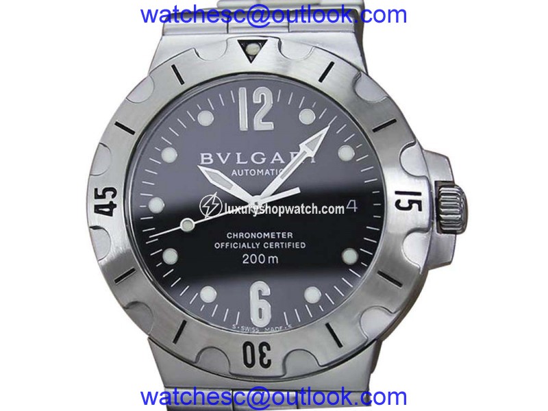 Bulgari SD 38 D 5261 Automatic Stainless Steel Luxury 38mm Mens Dress Watch Bulgari