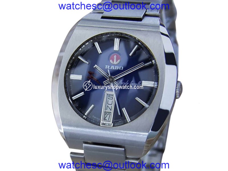 Rado Purple Gazelle Stainless Steel Automatic 36mm Mens Watch 1970 Rado