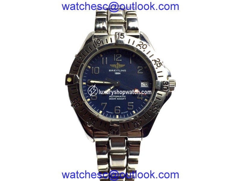 Breitling 1884 Stainless Steel Automatic 38.5mm Mens Watch Breitling