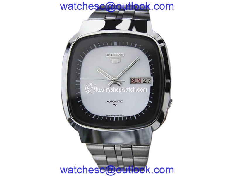 Seiko 5 7009 5110 Stainless Steel Automatic Vintage 37mm Mens Watch 1970s Seiko