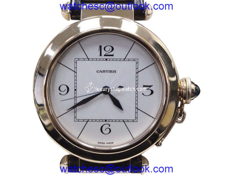 Cartier Pasha 2770 18K Rose Gold Automatic 42mm Mens Watch CARTIER