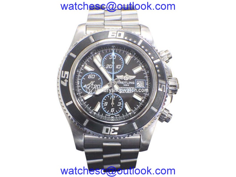 Breitling Superocean Chrono A13341 Stainless Steel 44mm Mens Watch Breitling