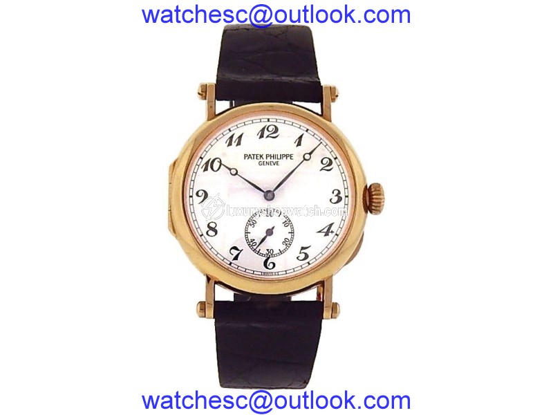 Patek Philippe Calatrava Officers 3960J 18K Yellow Gold Manual Wind 21mm Mens Watch Patek Philippe