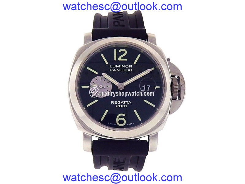 Panerai Luminor Regatta PAM00107 Stainless Steel Date Automatic 44mm Mens Watch 2001 Panerai