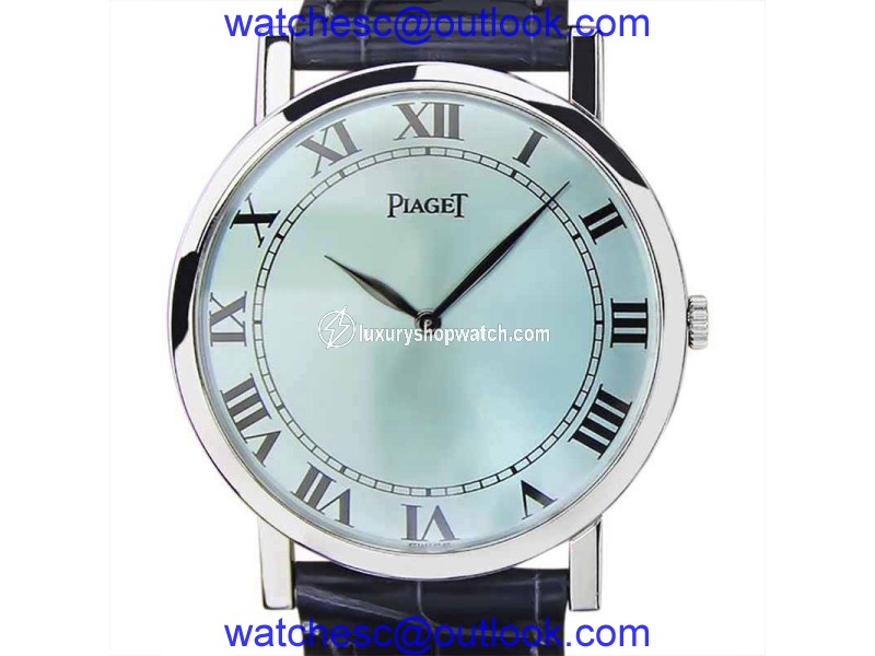 Piaget 18K White Gold Manual Mens 32mm Watch 1980 Piaget