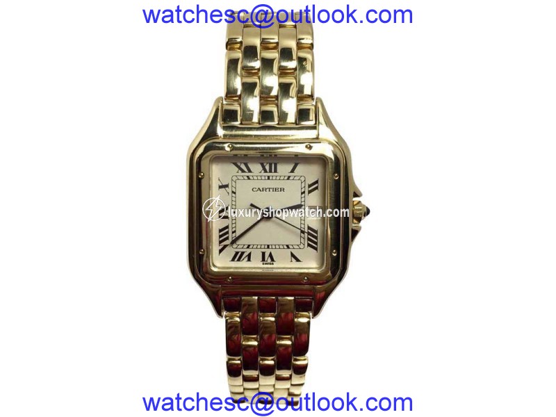 Cartier Panthere 18K Yellow Gold Quartz 27mm Womens Watch Cartier