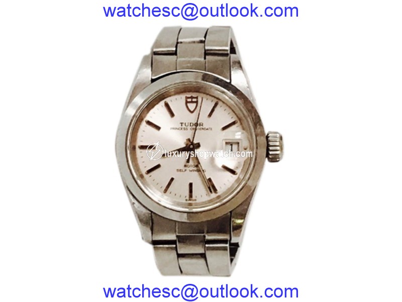 Vintage Tudor Princess Oysterdate Stainless Steel 25mm Womens Watch Tudor