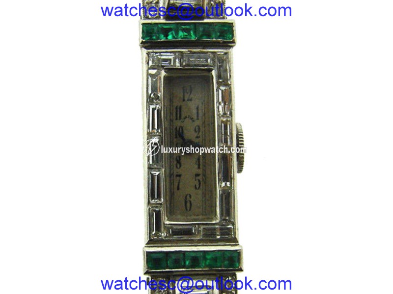 Cartier Art Deco Antique Diamond and Platinum Watch Cartier