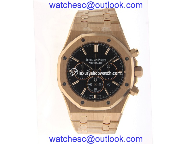 Audemars Piguet 26320OR.OO.1220OR.01 Royal Oak Chronograph Rose Gold Mens Watch Audemars Piguet