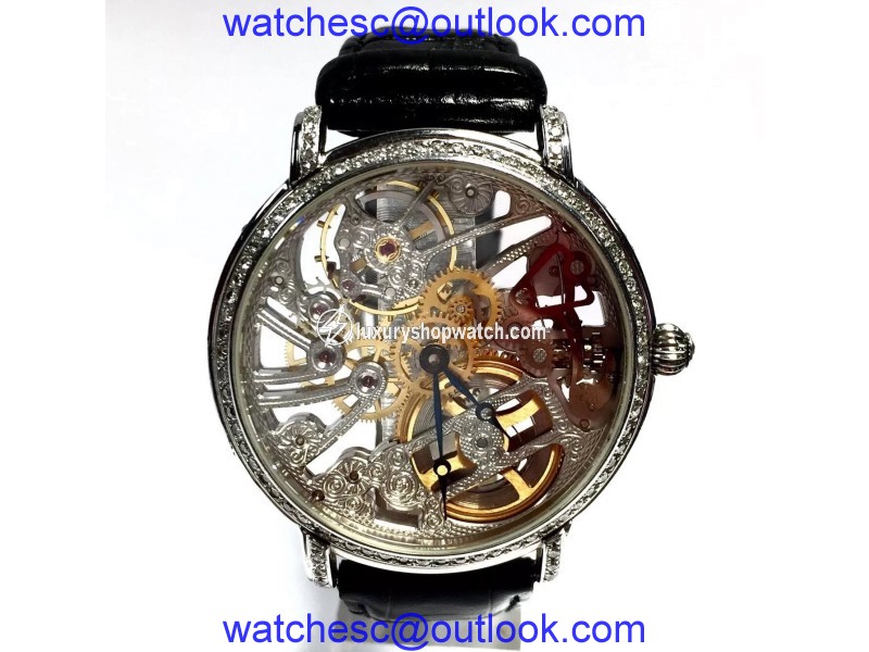 Maurice Lacroix Stainless Steel Skeleton Case 43mm Unisex Watch Maurice Lacroix