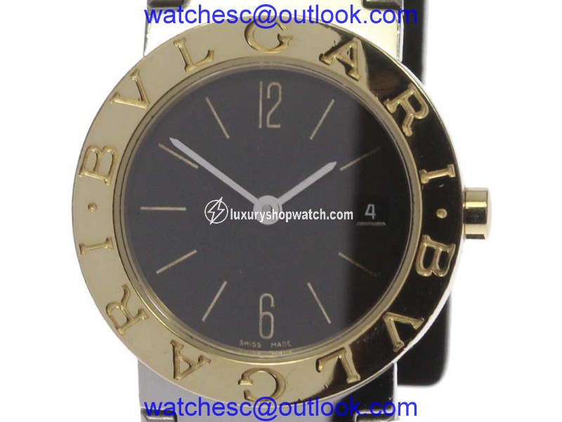 Bulgari BB26SG 18K Yellow Gold / Stainless Steel 26mm Womens Watch