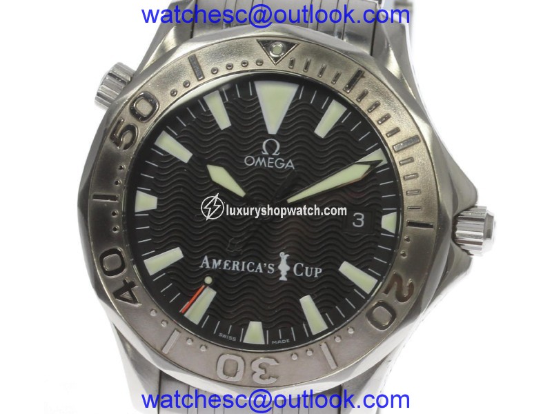 Omega Seamaster 300M 2533.50 Stainless Steel White Gold Bezel 41mm Mens Watch Omega