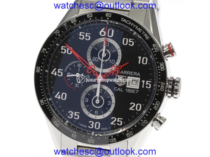 Tag Heuer Carrera CAR2A14 Stainless Steel Automatic 44mm Mens Watch Tag Heuer