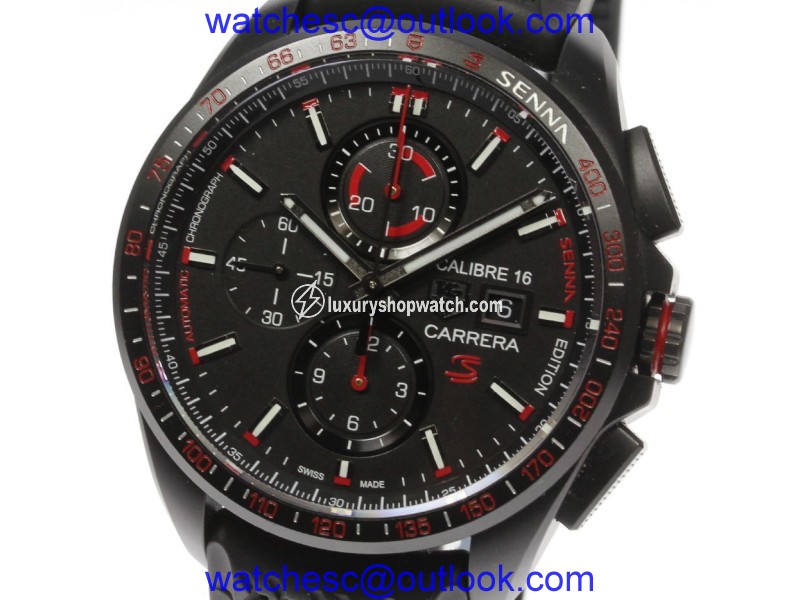 Tag Heuer Carrera CBB2080-0 Titanium Automatic Black Dial 44mm Mens Watch Tag Heuer