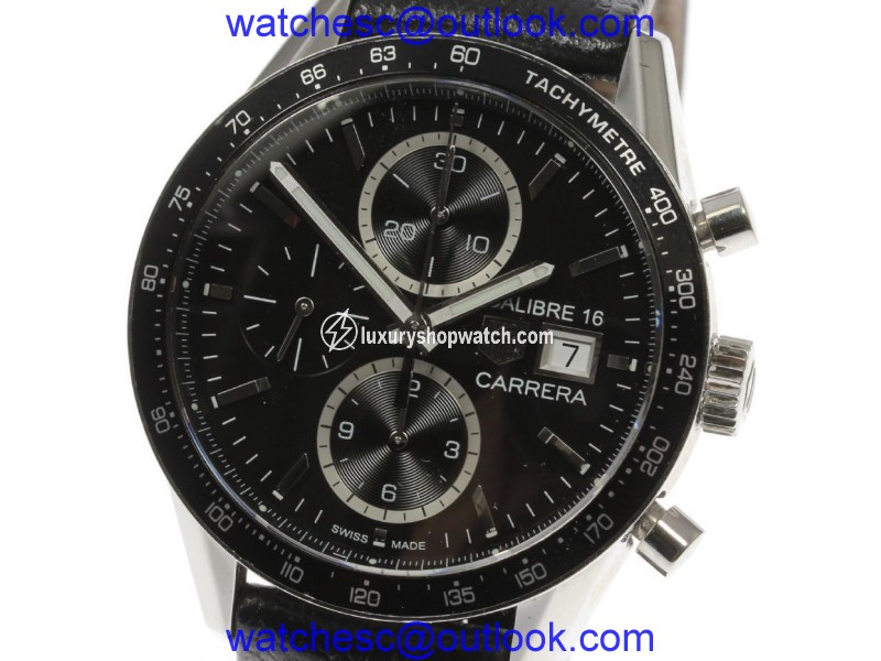 Tag Heuer Carrera CV201AJ Automatic Stainless Steel 41mm Mens Watch TAG Heuer