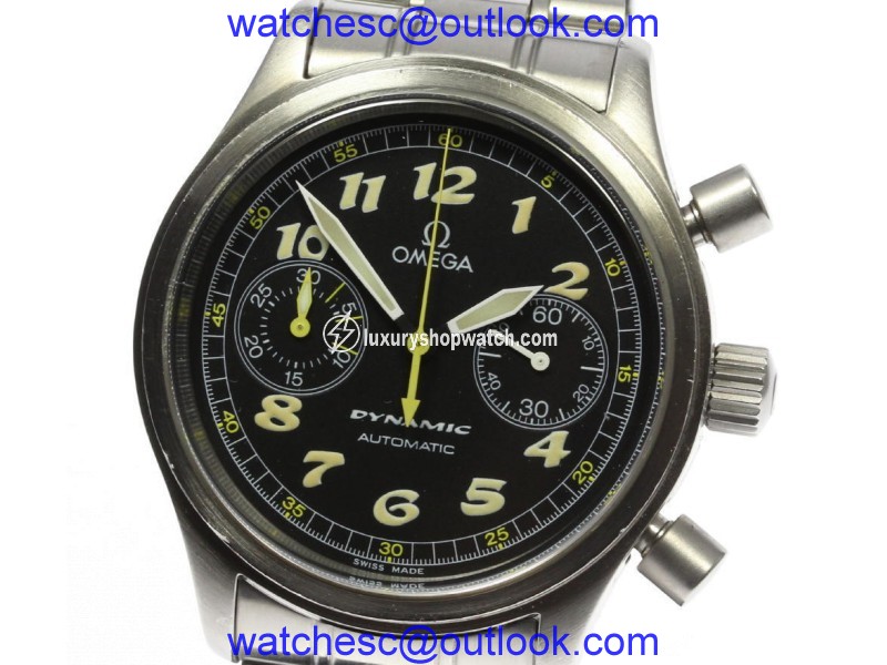 Omega 5240.50 Stainless Steel Black Dial Automatic 38mm Mens Watch Omega