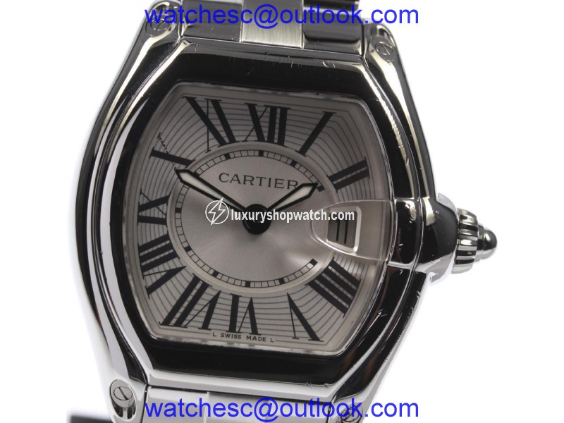 Cartier Roadster SM W62016V3 Stainless Steel Quartz 31mm Womens Watch CARTIER