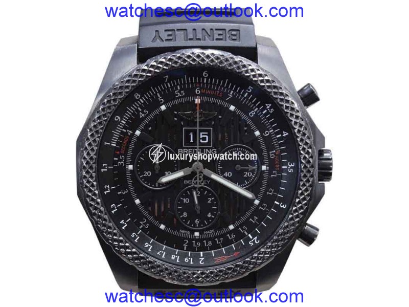 Breitling Bentley M44364 Limited Edition Stainless Steel & Rubber 48mm Mens Watch Breitling