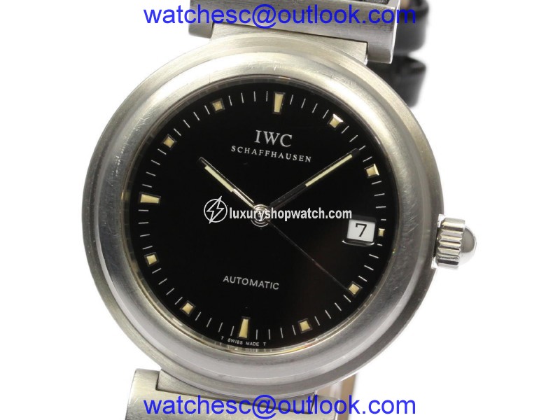 IWC Da Vinci SL IW352806 Stainless Steel / Leather Automatic 36mm Mens Watch IWC