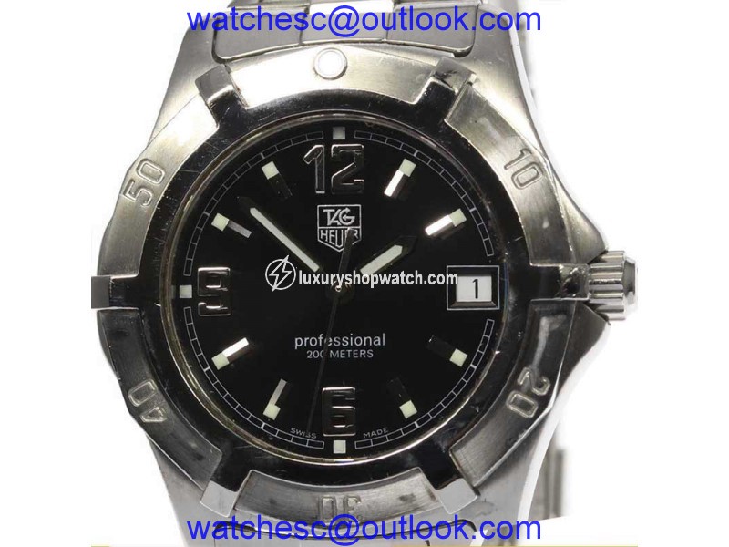 Tag Heuer Professional WN1110 Stainless Steel Quartz 38mm Men's Watch TAG Heuer