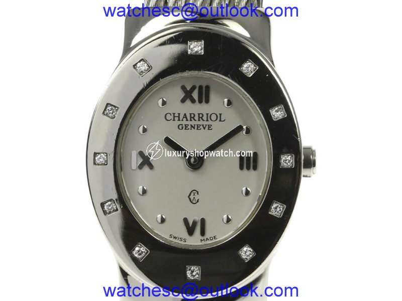Philippe Charriol AZURE Stainless Steel with Silver Dial Quartz 23mm Womens Watch Philippe Charriol