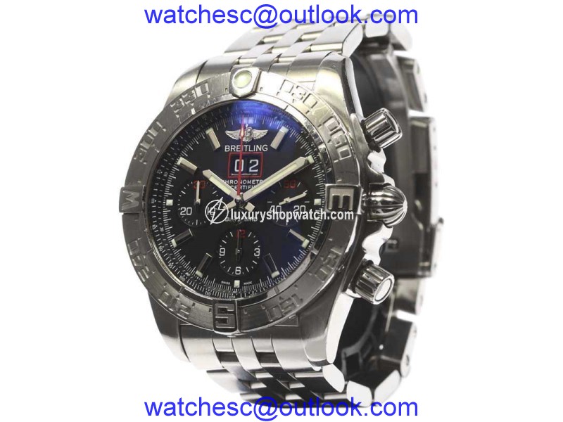 Breitling Chronograph A44360 Stainless Steel Automatic 44mm Mens Watch Breitling