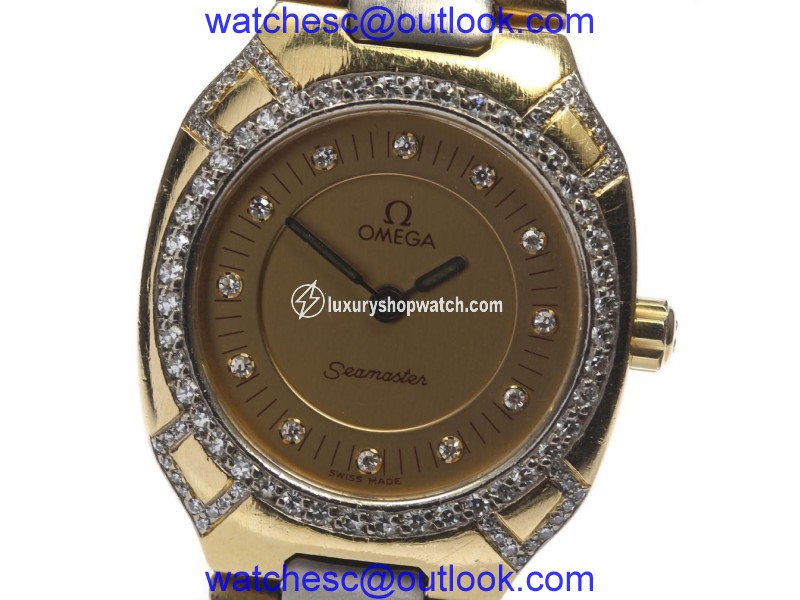 Omega Seamaster Polaris Titanium / 18K Yellow Gold 22mm Womens Watch Omega