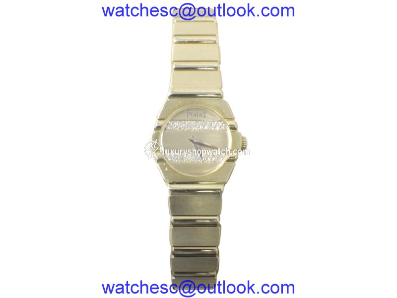 Piaget Polo 841 C701 18K Yellow Gold with Diamond Quartz 20mm Womens Watch Piaget