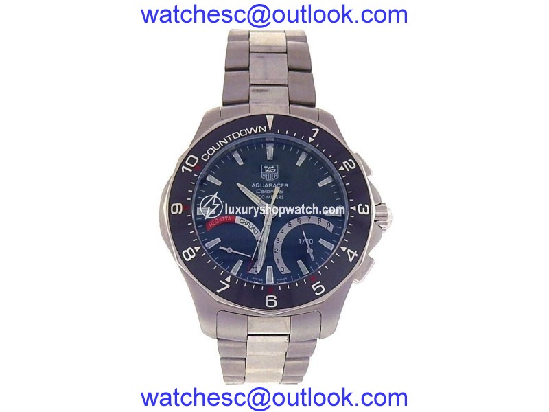 Tag Heuer Aquaracer CAF7111.BA0803 Stainless Steel Mechanical Chrono 41mm Mens Watch Tag Heuer