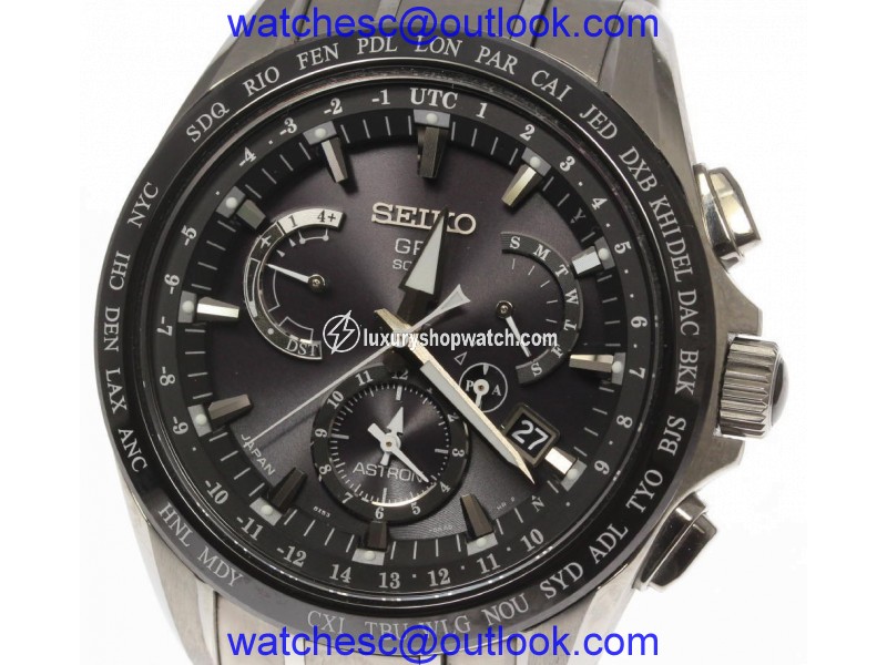 Seiko Astron SBXB045 / 8X53-0AB0-2 Titanium / Ceramics 46mm Mens Watch Seiko