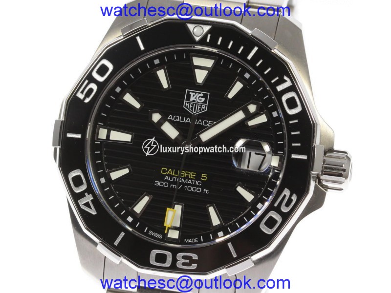 Tag Heuer Aquaracer CAL.5 WAY211A Stainless Steel 41mm Automatic Mens Watch Tag Heuer