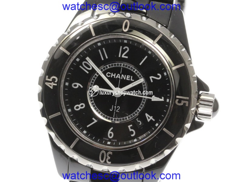 Chanel J12 H0682 Black Ceramic Quartz 34mm Womens Watch Chanel
