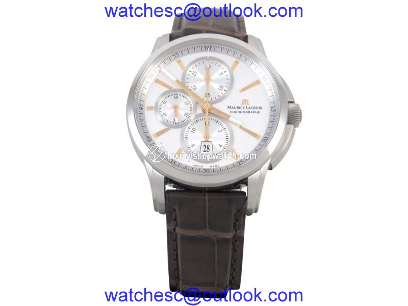 Maurice Lacroix Pontos Stainless Steel 43mm Mens Watch Maurice Lacroix
