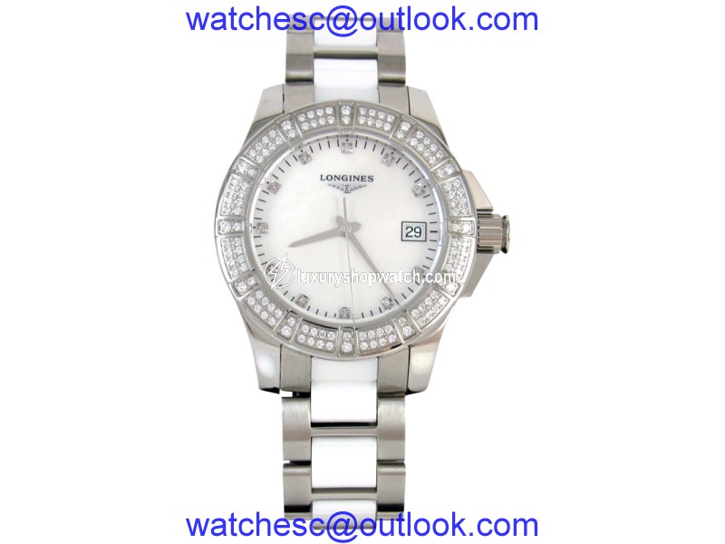 Longines Conquest Quartz Stainless Steel 35mm Womens Watch Longines