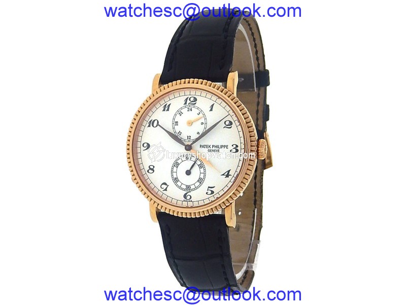 Patek Philippe Travel Time 5034R 18K Rose Gold & White Dial 34mm Mens Watch Patek Philippe