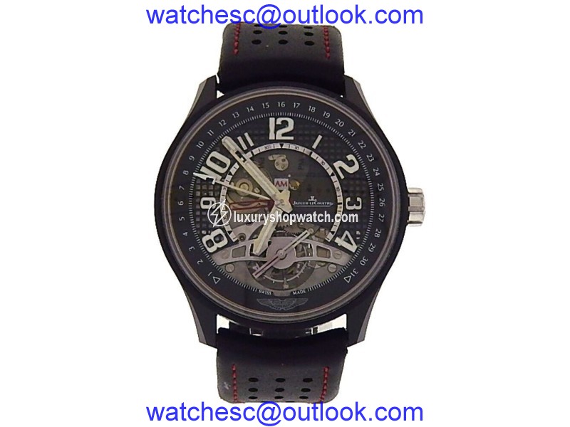 Jaeger LeCoultre AMVOX3 Tourbillion Q193K450 GMT Ceramic Platnum Automatic 44mm Mens Watch Jaeger LeCoultre