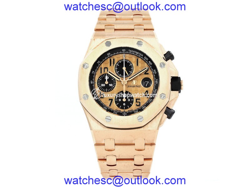 Audemars Piguet Off Shore 26470.OR.001000.OR01 18K Rose Gold Automatic 42mm Mens Watch Audemars Piguet