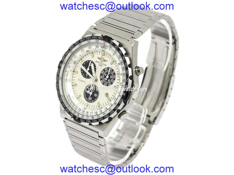Breitling Jupiter Pilot Stainless Steel Quartz Mens Watch Breitling