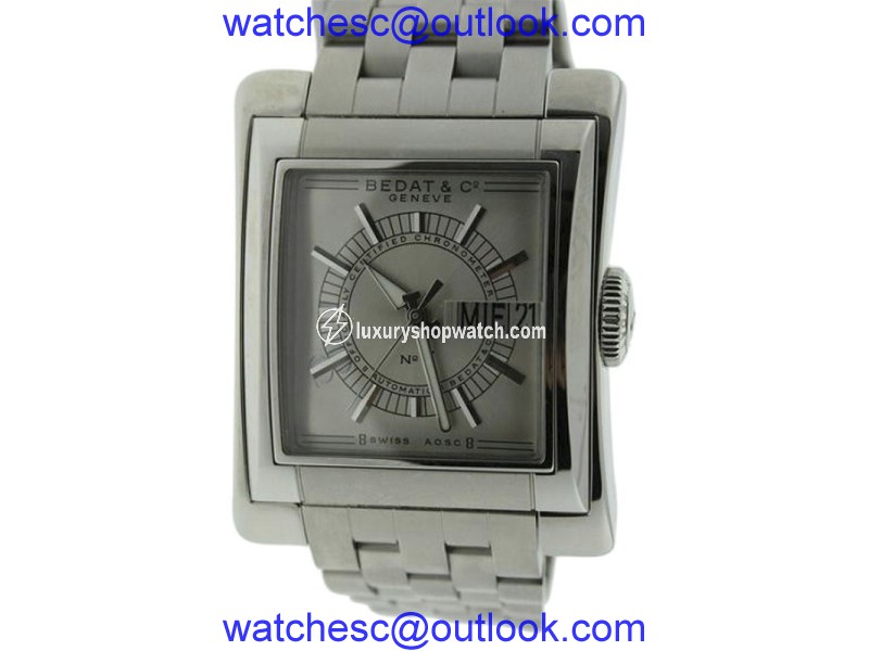 Bedat & Co. #7 Day-Date Stainless Steel 39mm Watch Bedat & Co